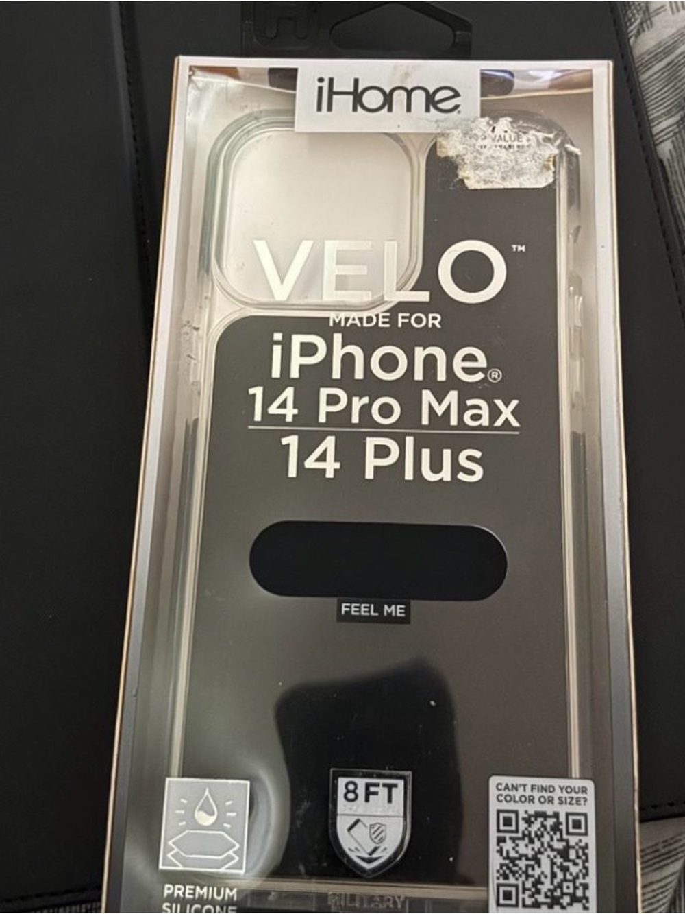 iHome VELO Clear Silicone Case for iPhone 14 Pro Max / 14 Plus - Transparent